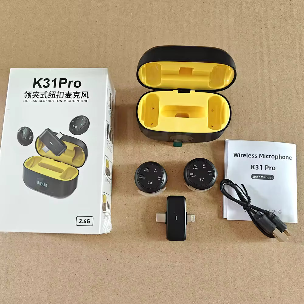 K31 Pro – Le micro-cravate qui fait passer tes vidéos au niveau supérieur