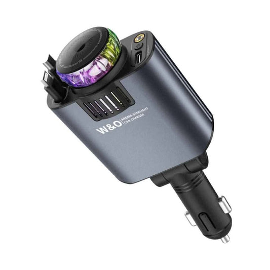 Chargeur 5 en 1 – Diffuseur de parfum LED avec recharge Type-C & Android