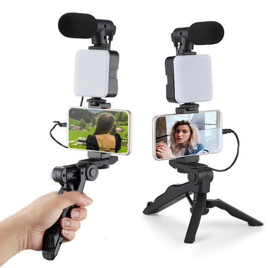 Kit de vlogging avec microphone